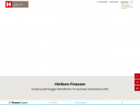 hoertkorn-finanzen.de Webseite Vorschau