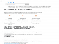 world-of-trains.ch Webseite Vorschau