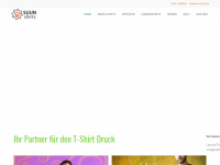 suun-shirts.de Webseite Vorschau