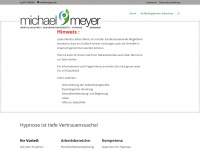 michael-meyer-hypnose.de Webseite Vorschau