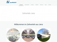 zeltverleih-jena.com Webseite Vorschau