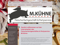 partyservice-kuehne.de Webseite Vorschau