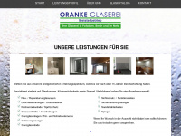 oranke-glas.de Webseite Vorschau