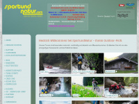 sportundnatur.at Webseite Vorschau