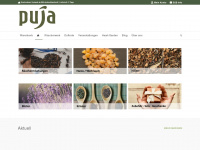 puja-incense.com Webseite Vorschau