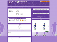 aue-fan-fussballwetter.de Webseite Vorschau