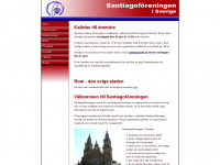 santiagoforeningen.se Webseite Vorschau