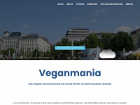 veganmania.at Webseite Vorschau