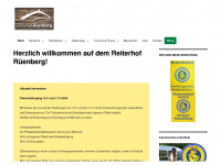 reiterhof-rueenberg.de Webseite Vorschau