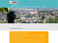 cdu-dossenheim.de Webseite Vorschau