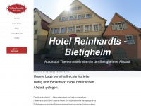 reinhardts-hotel.de Webseite Vorschau