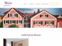 gasthaus-wurm.de Webseite Vorschau