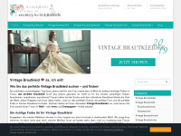 vintage-hochzeitskleider.de Webseite Vorschau