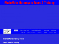 rheinmain-motorcycletours.de Webseite Vorschau