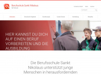 berufsschule-sankt-nikolaus.de Webseite Vorschau