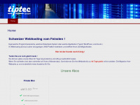tiptec.ch Webseite Vorschau
