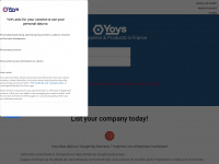 yoys.fr Webseite Vorschau