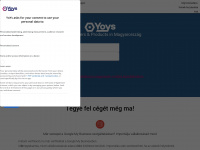 yoys.hu Webseite Vorschau