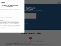 yoys.si Webseite Vorschau