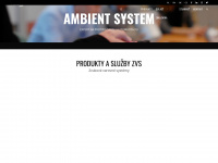 ambientsystem.sk Webseite Vorschau