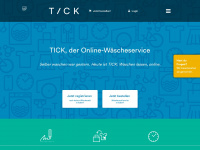 tick-wash.ch Webseite Vorschau