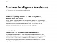 business-intelligence-warehouse.de Webseite Vorschau
