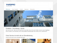 parspro.de Webseite Vorschau