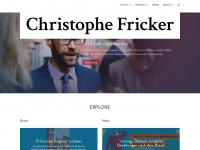 christophe-fricker.com Webseite Vorschau