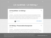 liirnordfriisk.blogspot.com Webseite Vorschau