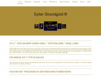 sylter-strandgold.de Webseite Vorschau