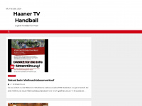 haaner-handball.de Webseite Vorschau