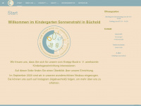 kiga-buechold.de Webseite Vorschau