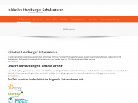 initiative-hamburger-schulcaterer.de Webseite Vorschau