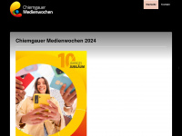 chiemgauer-medienwochen.de Webseite Vorschau