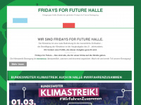 fff-halle.de Webseite Vorschau