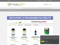 boutique-sciencequilibre.com Webseite Vorschau