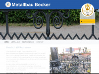 metallbau-becker-pritzwalk.de Webseite Vorschau