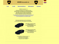 adams-automobile.de Webseite Vorschau