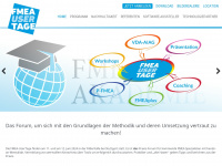 fmea-usertage.de Webseite Vorschau