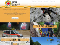 drk-bergwacht-blautal.de Webseite Vorschau