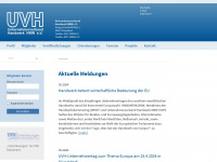 uvh-nrw.de Webseite Vorschau
