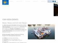 1000seen-events.de Webseite Vorschau