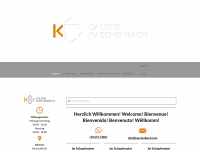 galeriekaschenbach.de Webseite Vorschau