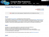 map-projections.net Webseite Vorschau