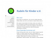 radeln-fuer-kinder.de Webseite Vorschau