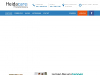 heidacare.de Webseite Vorschau