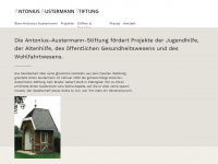 antonius-austermann-stiftung.de Webseite Vorschau