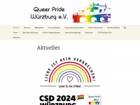 queerpridewue.de Webseite Vorschau