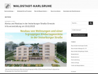 waldstadt-ka.de Webseite Vorschau
