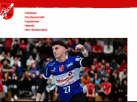handball-willstaett.de Webseite Vorschau